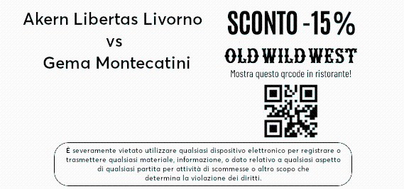 Buy tickets Akern Libertas Livorno - Gema Montecatini Wednesday 14 Feb ...