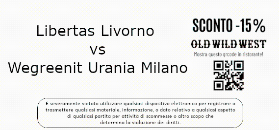 Libertas Livorno 1947 Palamacchia 29 December 2024 Tickets 