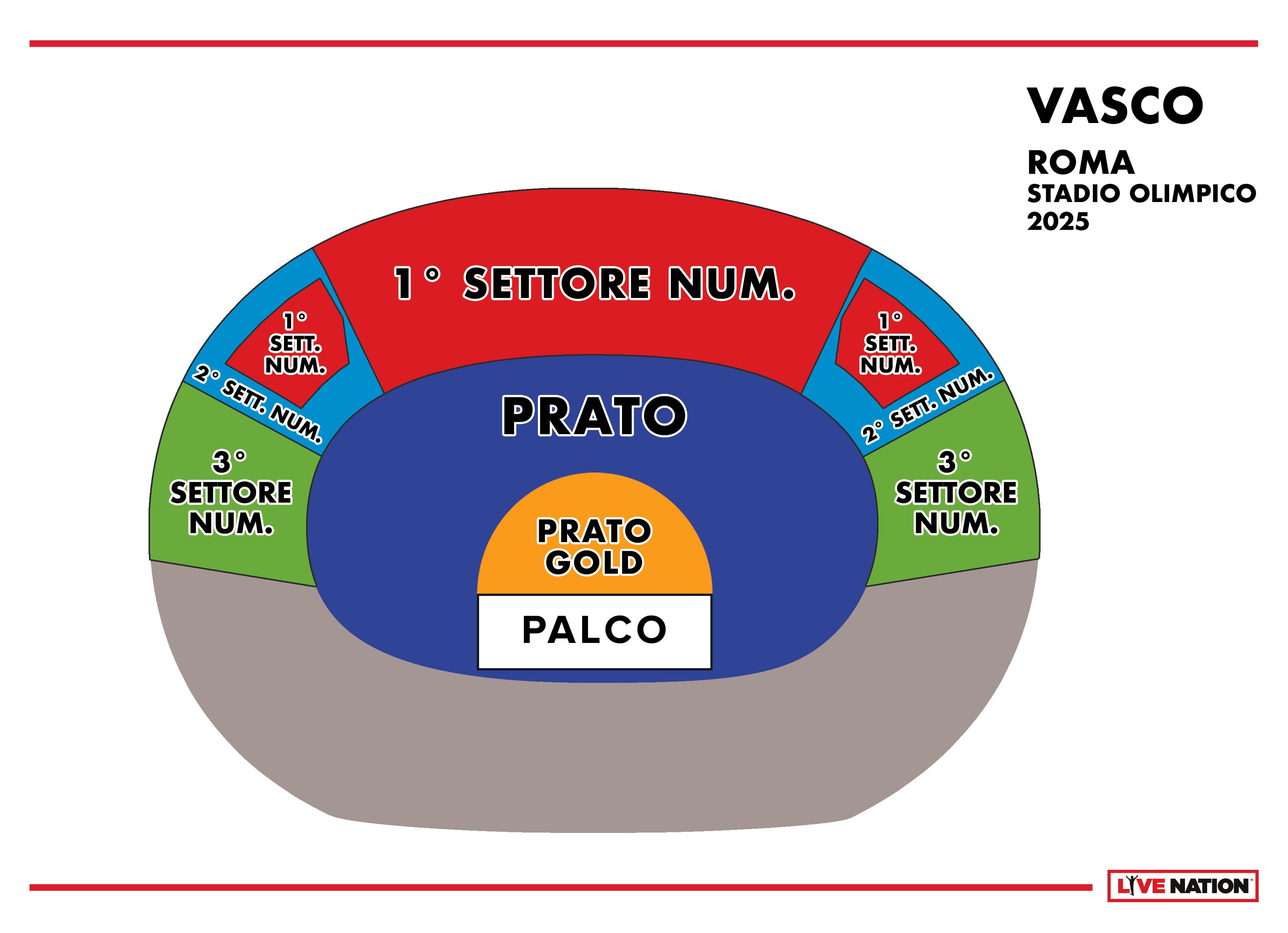 Vasco Rossi Stadio Olimpico di Roma 27 June 2025 Tickets Ticketmaster